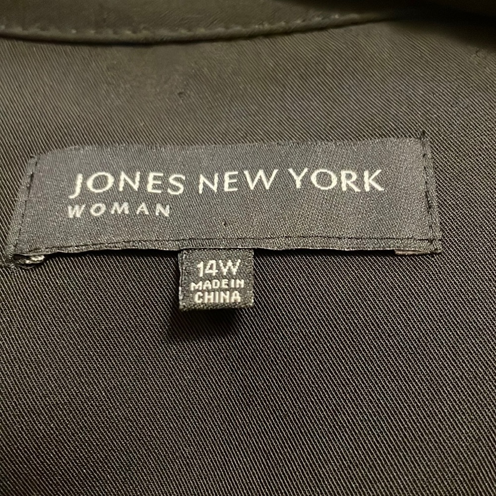 Jones New York sleeveless black button up midi dress - Picture 6 of 6